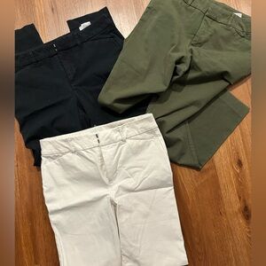 Old Navy Pixie Highrise Dress pants (set of 3)